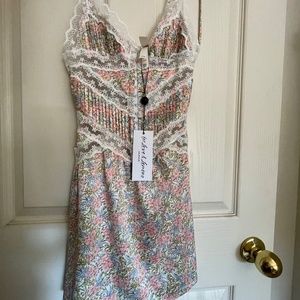 For Love and Lemons Farrah Slip Dress XXS NWT Viral